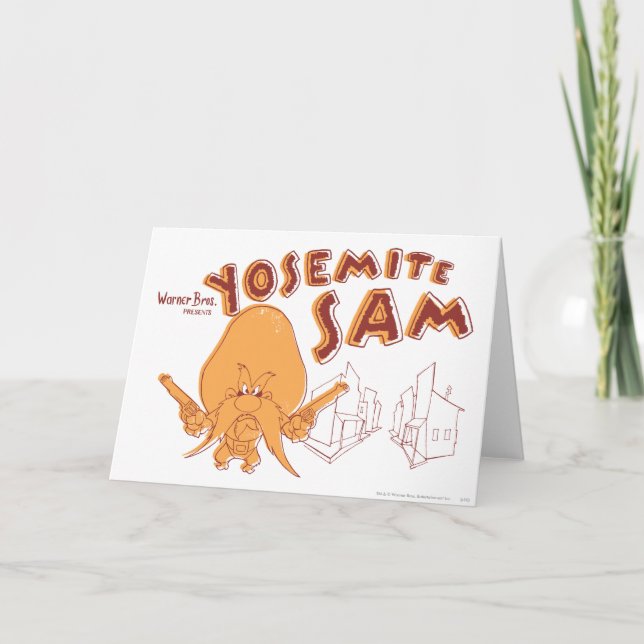 Yosemite Sam Warner Bros. Presents Card (Front)