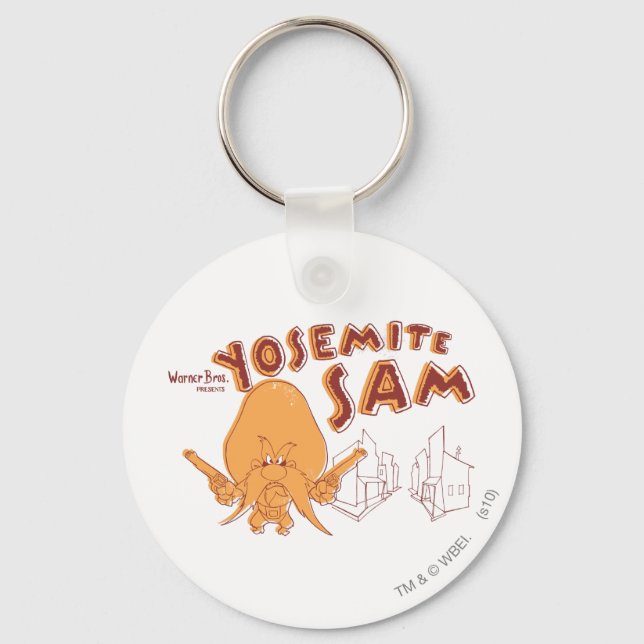 Yosemite Sam Warner Bros. Presents Key Ring (Front)