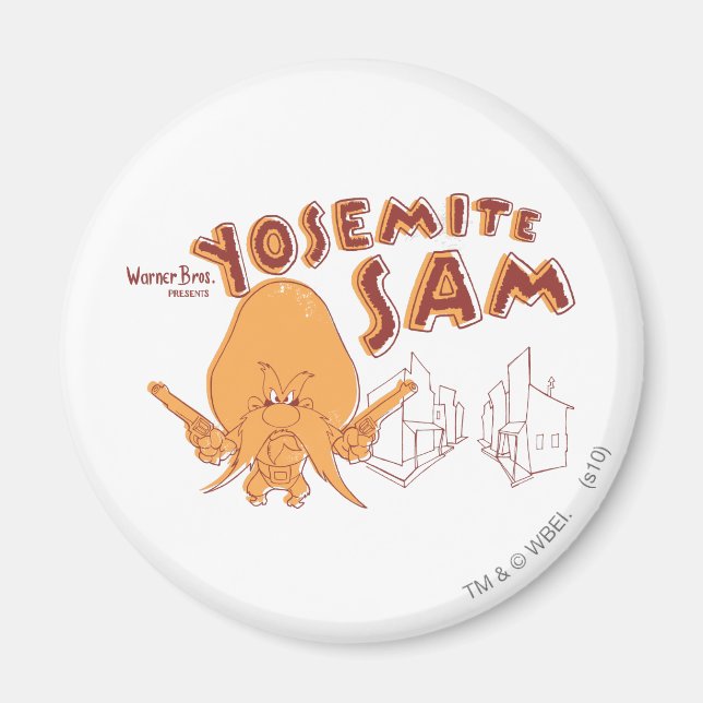 Yosemite Sam Warner Bros. Presents Magnet (Front)