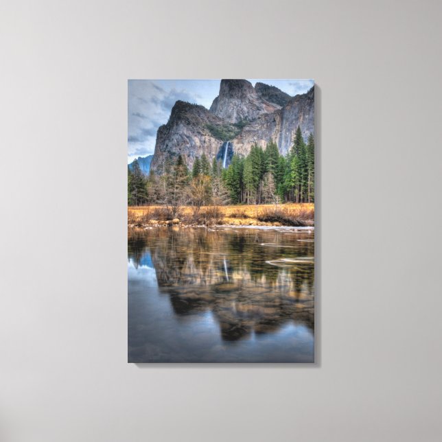 Yosemite Scenic Falls Canvas Print (Front)