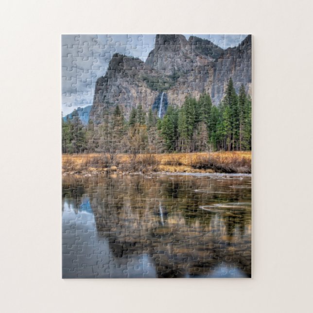 Yosemite Scenic Falls Jigsaw Puzzle (Vertical)
