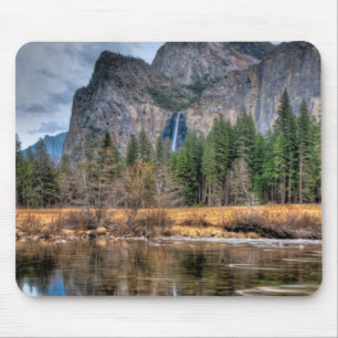 Yosemite Scenic Falls Mouse Mat