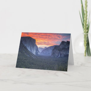 Yosemite Tunnel View Card