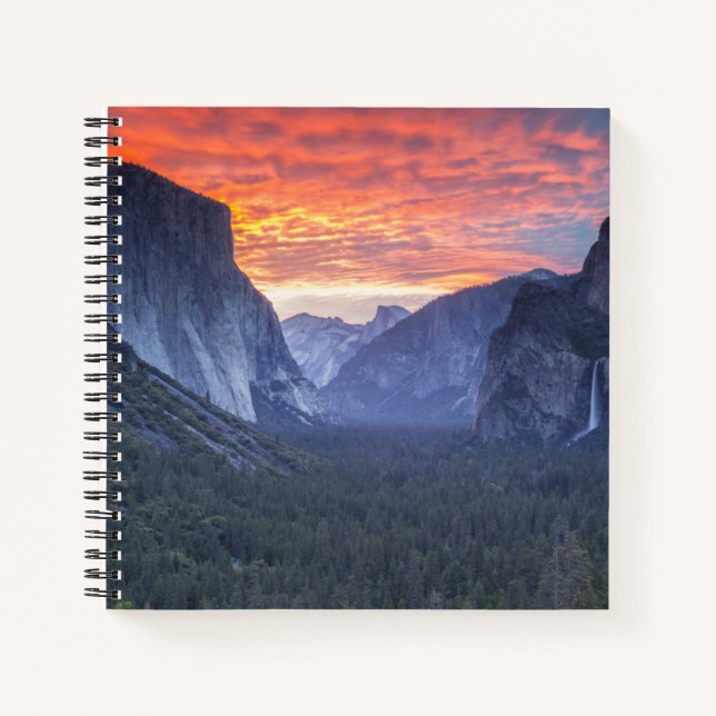 Yosemite Tunnel View Notebook (Front)