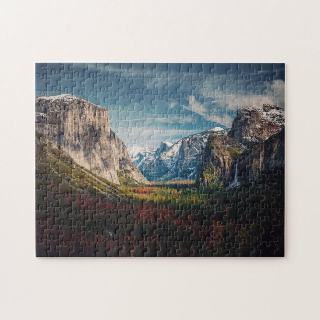 Yosemite Tunnel View Travel Photo California Jigsaw Puzzle (Horizontal)