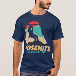 Yosemite US National Park California Rock Climber  T-Shirt