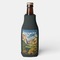 Yosemite USA Vintage Travel bottle cooler