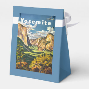 Yosemite USA Vintage Travel favor box