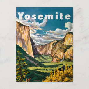 Yosemite Vacation Art Unedited Vintage Photos Old  Postcard