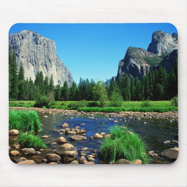 yosemite valley 20x30 copy mouse mat (Front)