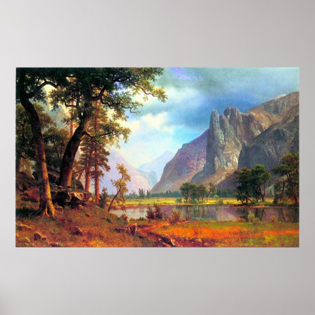Yosemite Valley 2 by Bierstadt Poster (Front)
