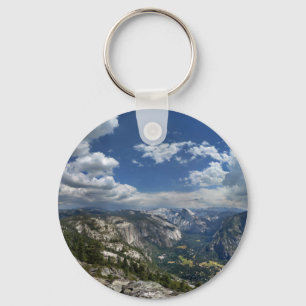 Yosemite Valley and Half Dome from Eagle Peak Key Ring