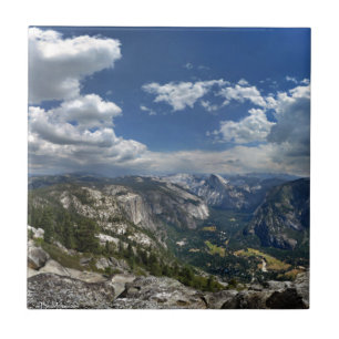 Yosemite Valley and Half Dome from Eagle Peak Tile