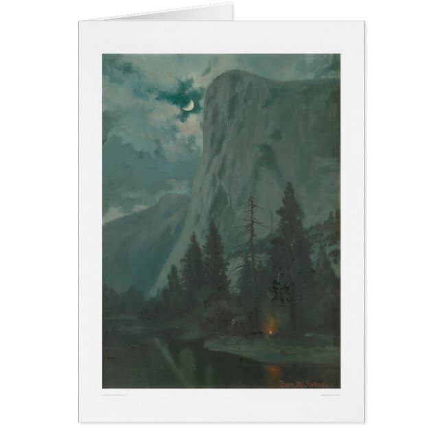 Yosemite Valley by moonlight, Calif. (1215) (Front)