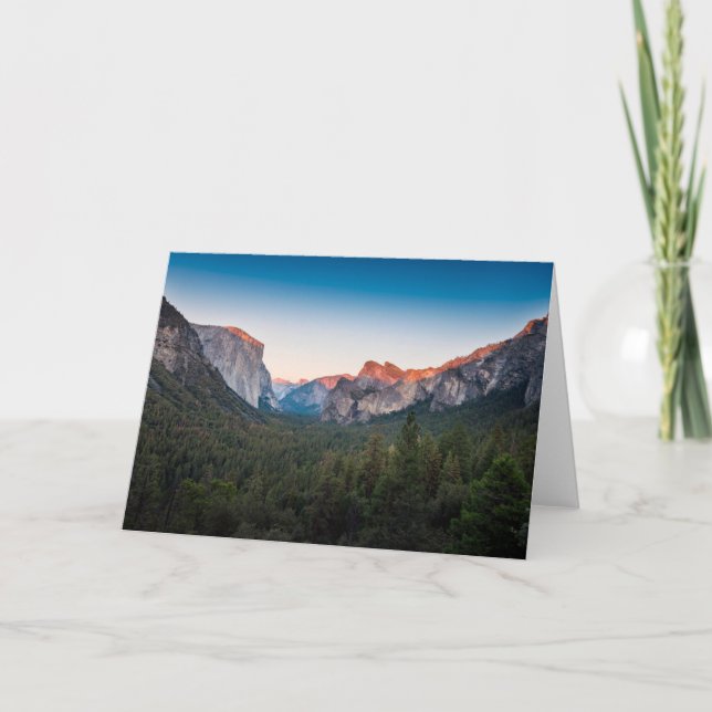 Yosemite Valley, California Card (Front)