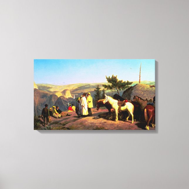 Yosemite Valley from Glacier Point 1874   Canvas Print (Front)