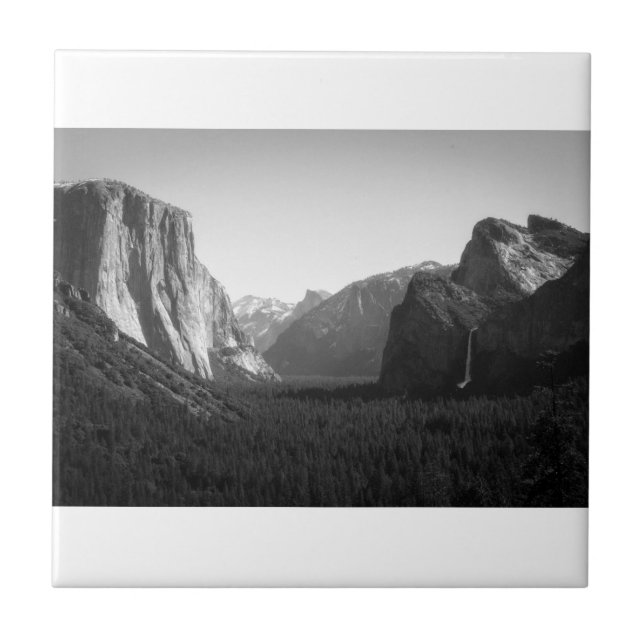 Yosemite Valley from Tunnel View Tile (Front)