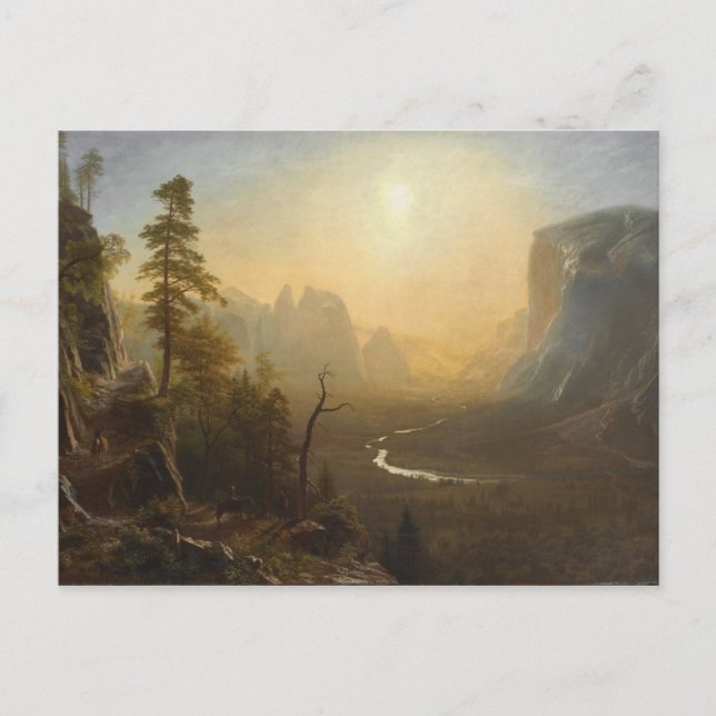 Yosemite Valley, Glacier Point Trail Postcard (Front)