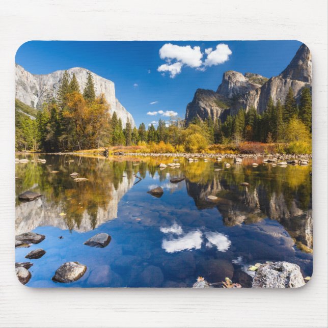 Yosemite Valley in Fall Mouse Mat (Front)