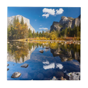 Yosemite Valley in Fall Tile