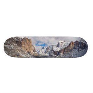 Yosemite Valley in Snow Skateboard