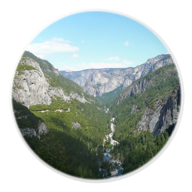 Yosemite Valley in Yosemite National Park Ceramic Knob (Front)