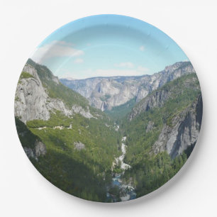 Yosemite Valley in Yosemite National Park Paper Plate