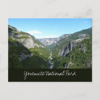 Yosemite Valley in Yosemite National Park Postcard