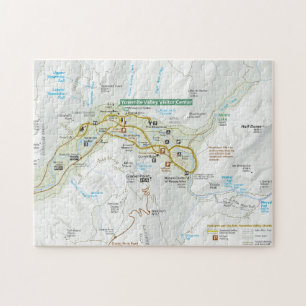Yosemite Valley map puzzle
