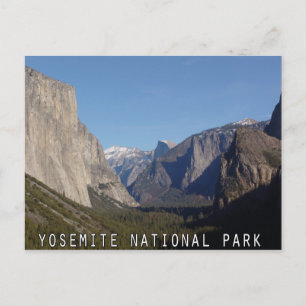 Yosemite Valley Postcard