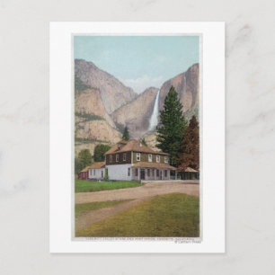 Yosemite Valley Store and Post Office Postcard