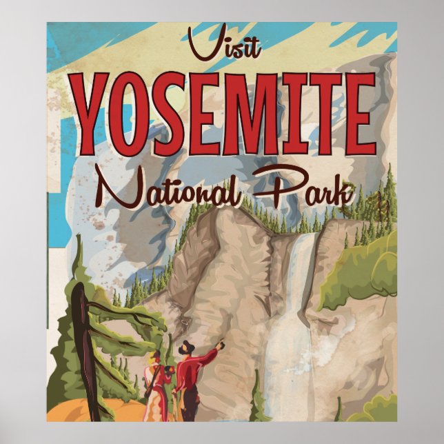 Yosemite Vintage Poster (Front)