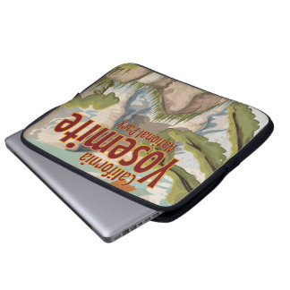 Yosemite Vintage Poster Laptop Sleeve