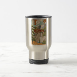 Yosemite Vintage Poster Travel Mug