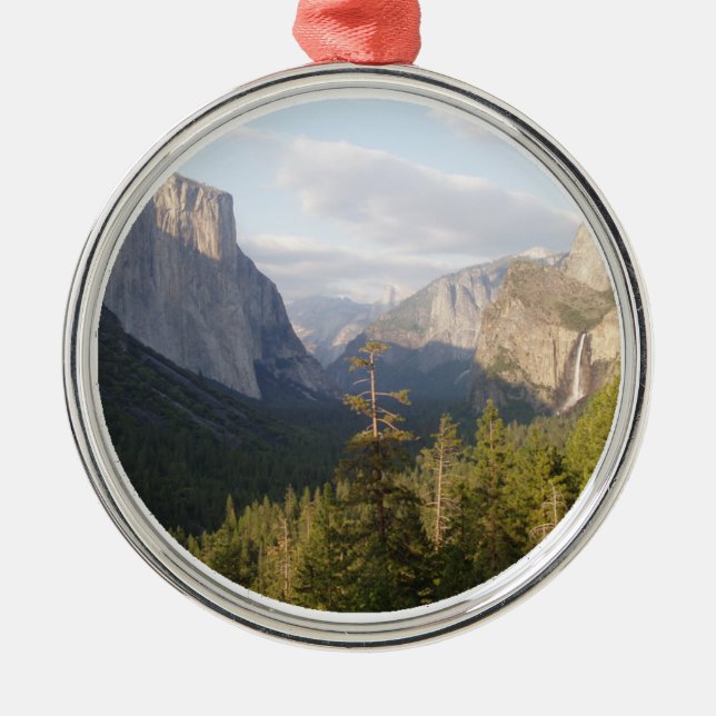 Yosemite Vista Deluxe Metal Tree Decoration (Front)