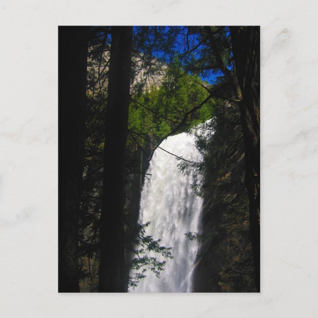 yosemite water postcard (Front)