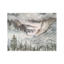 YOSEMITE ,   WATERCOLOR