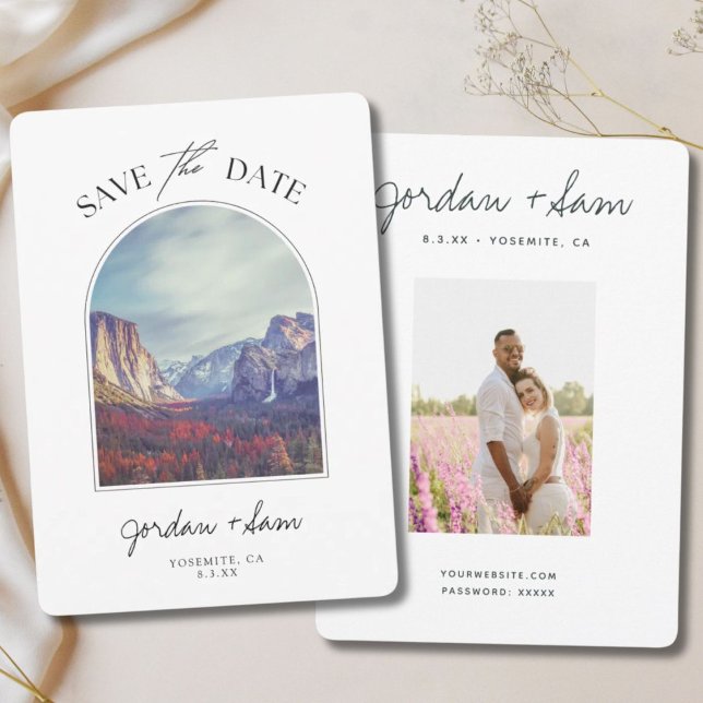 Yosemite Wedding Half Dome Yosemite Save the Date  Invitation (Yosemite Wedding Half Dome Yosemite Save the Date Invitation)