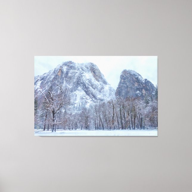 Yosemite Winter Canvas Print (Front)