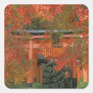 Yoshimine Temple, Nagaoka, Kyoto, Japan Square Sticker