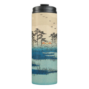 Yoshiwara, Japan: Vintage Ukiyo-e Woodblock Print Thermal Tumbler