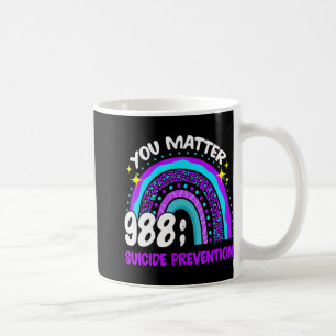 You 988 Suicide Prevention Awareness Leopar  Coffee Mug
