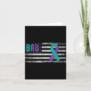 You 988 Suicide Prevention Awareness Ribbon Card