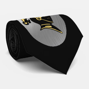 YOU ADD PHOTO OR TEXT-TIE.-BLACK KNIGHT TIE