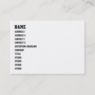 you ain't HIP HOP Business Card