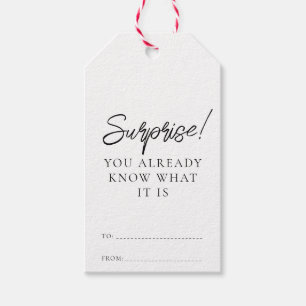 You Already Know What It Is Funny Christmas Gift Tags
