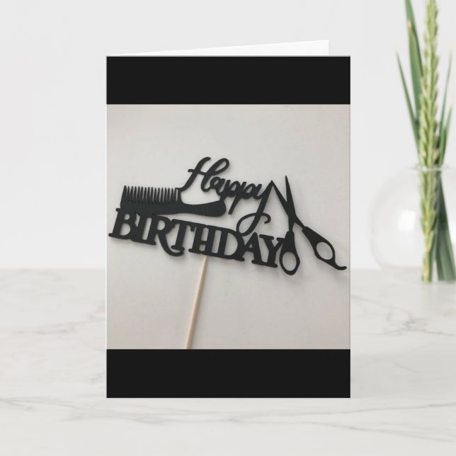 **YOU ALWAYS MAKE THE CUT** BARBER OR HAIR STYLIST CARD (Front)