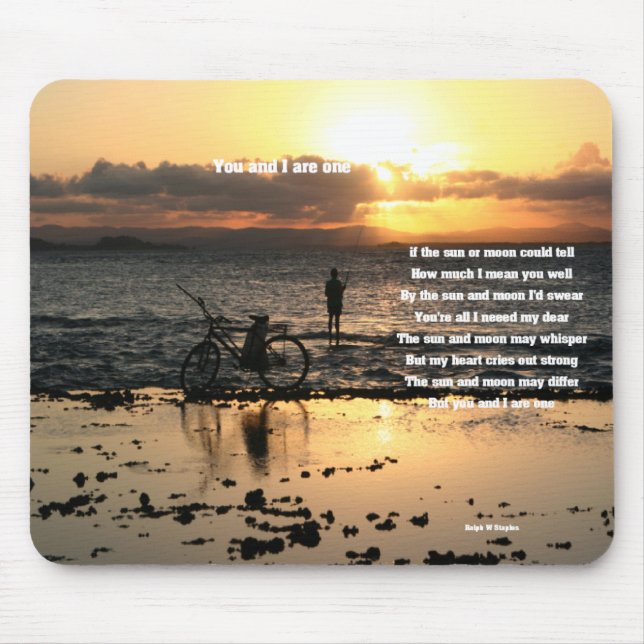 You and I are one Mouse Mat (Front)