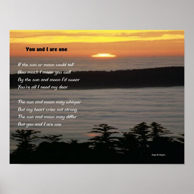 You and I are one Poster (Front)