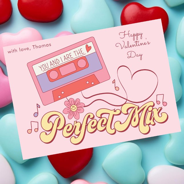 You and I are the perfect mix funny Valentines Day Holiday Card (Creator Uploaded)